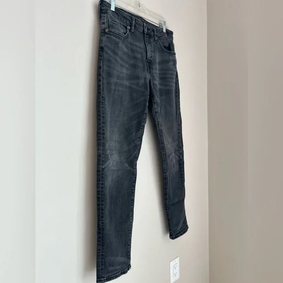 Black American Eagle 🦅 Airflex Jeans 👖 Size 31x32 - Picture 5 of 12